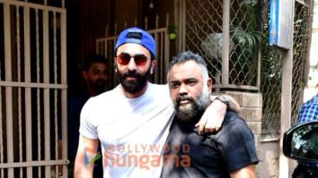 Photos: Ranbir Kapoor and Luv Ranjan spotted at dubbing studio in Bandra