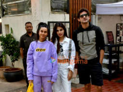 Photos: Rhea Chakraborty, Shibani Dandekar and Gaurav Kapur snapped in Bandra