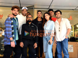 Photos: Rhea Chakraborty, Zaheer Iqbal and Pulkit Samrat snapped in Andheri