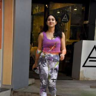 Photos: Sara Ali Khan spotted outside the gym in Bandra
