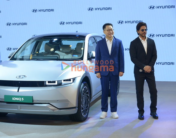Photos: Shah Rukh Khan snapped at the launch of the Hyundai Ioniq5