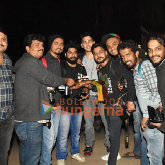 Photos: Sidharth Malhotra celebrates his birthday with media at his residence in Bandra