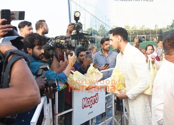 photos suniel shetty and ahan shetty meet media post kl rahul athiya wedding 6