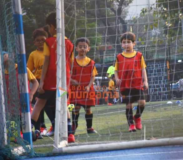 photos taimur ali khan snapped at a football ground during practice 2