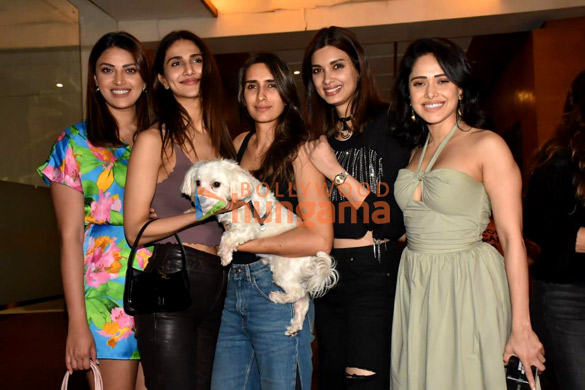 Photos: Vaani Kapoor, Nushrratt Bharuccha, Diana Penty and others snapped at Pragya Kapoor’s house party