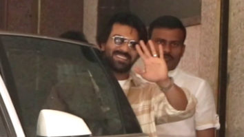 Ram Charan waves at paps as he gets clicked in the city