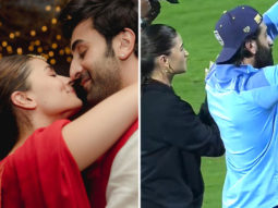 Power couple Ranbir Kapoor and Alia Bhatt walk hand-in-hand as they watch football match in stadium