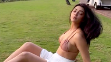 Ruhi Singh enjoys a peaceful sunset in Goa