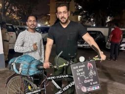 Salman Khan fan leaves the superstar impressed as he cycles 1100 km to meet Bhaijaan