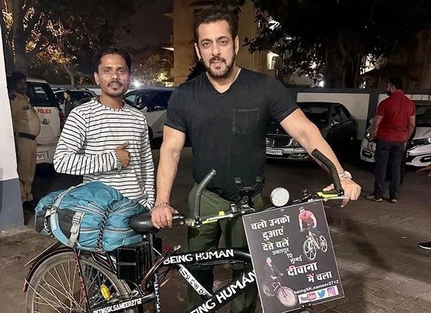 Salman Khan's fans impressed the superstar as he cycled 1,100 km to meet Bhaijaan.