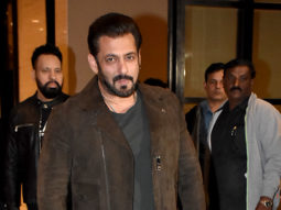 Salman Khan poses for paps as he attends Subhash Ghai’s birthday bash