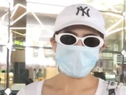 Sara Ali Khan arrives at the airport all masked up