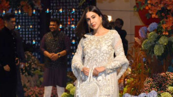 Sara Ali Khan looks gorgeous as she walks in with Manish Malhotra for Anant Ambani’s engagement ceremony