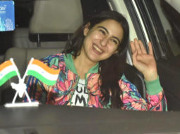 Sara Ali Khan smiles for paps as she gets clicked
