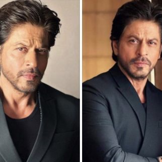 Shah Rukh Khan continues to win hearts in black pant suit while promoting Pathaan