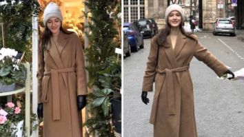 Shanaya Kapoor takes over the streets of Paris dressed in brown trench coat and cigarette pants; offers a glimpse of her Parisian holiday, which includes flowers and hot chocolate