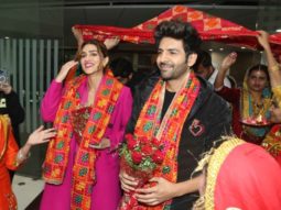 Shehzada Kartik Aaryan celebrates his first Lohri in Punjab with Kriti Sanon