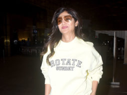 Shilpa Shetty shines brightly in an all white outfit at the airport