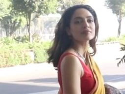 Sobhita Dhulipala looks gorgeous in a yellow saree at the airport