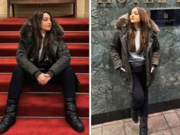 Sonakshi Sinha serves the perfect winter look in Finland with long puffer jacket and black boots