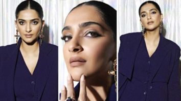 Sonam Kapoor offers winter wardrobe tips to look chic in the chilly weather in her purple three-piece coat and skirt