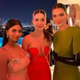 Suhana Khan and Shanaya Kapoor pose with supermodel Kendall Jenner in Dubai, see photo