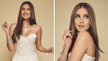 Tara Sutaria in a white bustier corset dress proves that white dresses never fail to make a chic statement