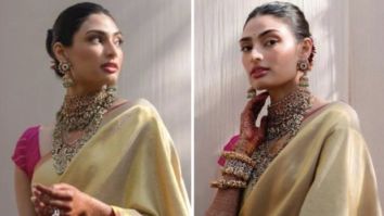 The gorgeous pink and gold saree in Athiya Shetty’s south Indian bridal trousseau will pave the way for fresh trends in fashion
