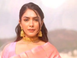The pink saree is just adding on to Mrunal Thakur’s beauty!