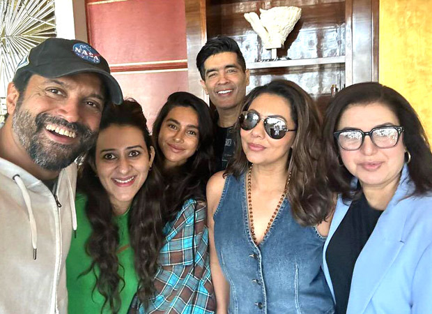 Farah Khan, Farhan Akhtar, Gauri Khan, Manish Malhotra, and Shibani Dandekar jet off to Dubai