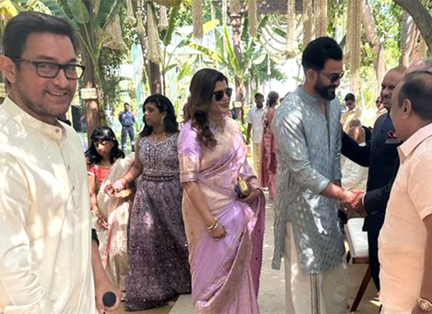 Aamir Khan’s fans express concern after he is seen using a walking stick at a recent wedding : Bollywood News
