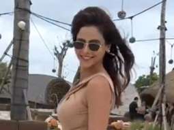 Aamna Shariff enjoys her beach vacation
