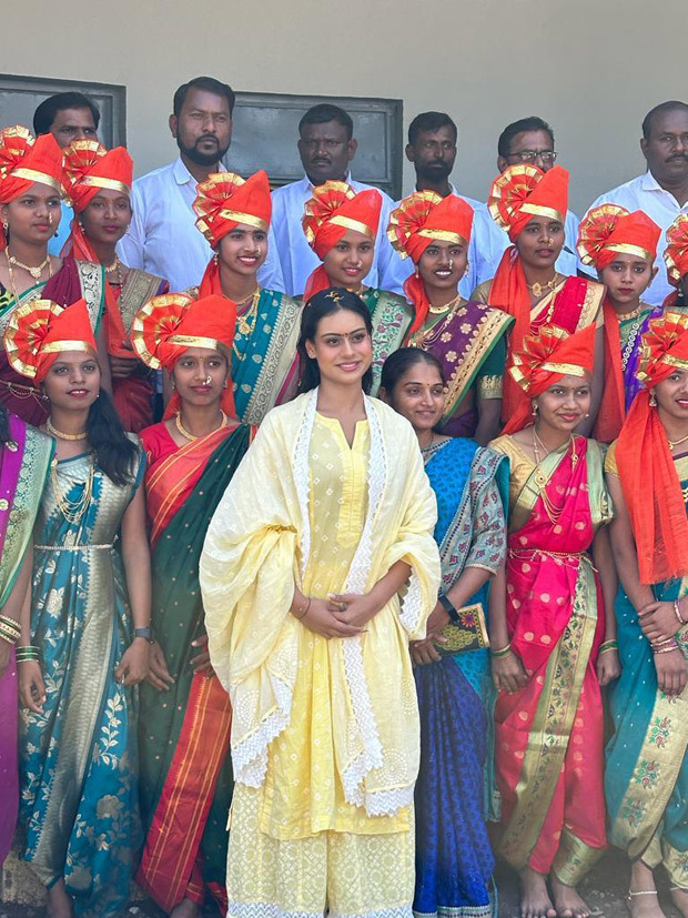Ajay Devgn’s NY Foundations makes in-roads in rural education; Nysa Devgan interacts with 200 students, see photos