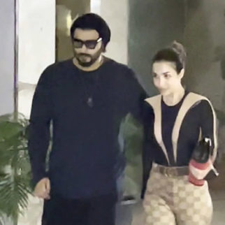 Arjun Kapoor and Malaika Arora get clicked together as they leave from Amrita Arora's birthday party