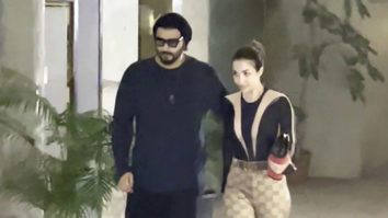 Arjun Kapoor and Malaika Arora get clicked together as they leave from Amrita Arora’s birthday party