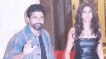 Farhan Akhtar and Shibani Dandekar walk hand in hand at Amrita Arora’s party