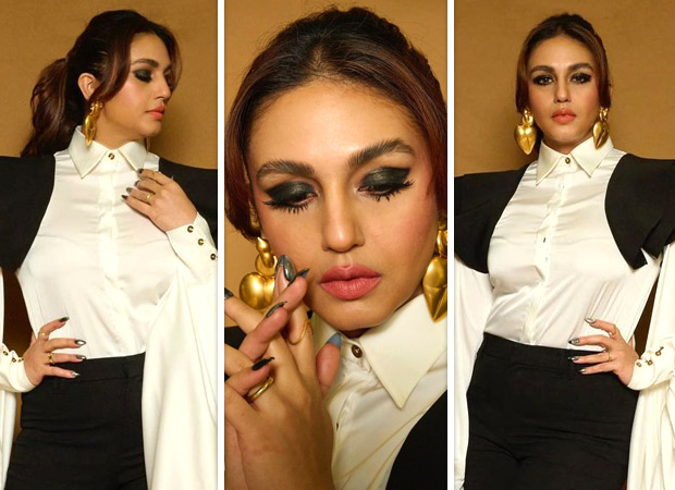 Follow in Huma Qureshi’s footsteps to instantly glam up a timeless monochromatic ensemble : Bollywood News