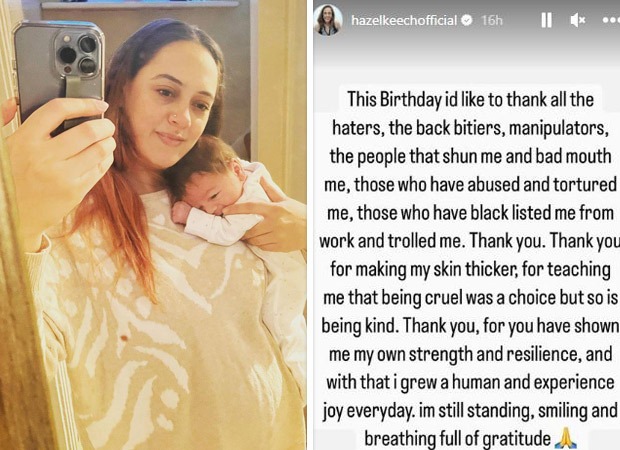 Hazel Keech pens down an unusual note on her birthday, “I’d like to thank all the haters, the backbiters, manipulators, people that shun me” : Bollywood News