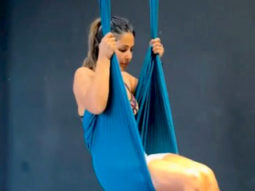 Hina Khan nails this aerial yoga pose