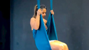 Hina Khan nails this aerial yoga pose