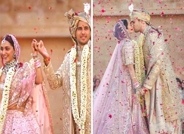 Sidharth Malhotra – Kiara Advani Wedding: Shershaah share a kiss during varmala ceremony, watch video Sidharth Malhotra – Kiara Advani Wedding: Shershaah share a kiss during varmala ceremony, watch video
