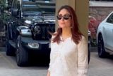 Kareena Kapoor Khan gets clicked in an all white salwar