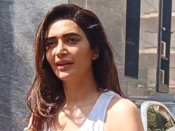 Karishma Tanna poses with husband post gym sessions