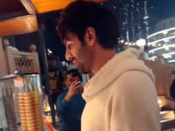 Kartik Aaryan patiently waiting to devour his Turkish ice-cream is the cutest thing ever!