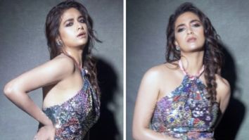 Keerthy Suresh steps up her fashion game in an iridescent gown, gleaming like a disco ball