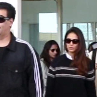 Kiara's Kabir Singh co-star Shahid Kapoor gets clicked at Jaisalmer airport with Mira Rajput and Karan Johar