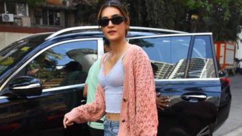 Kriti Sanon gets clicked by paps outside a salon