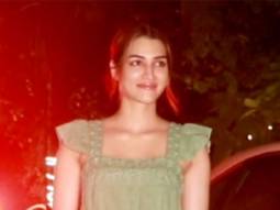 Kriti Sanon looks cute as she smiles for paps in green outfit