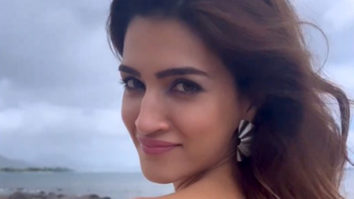 Kriti Sanon sways her hair on a breezy afternoon shooting for a song