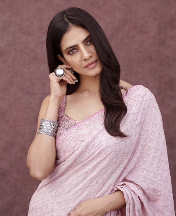 Malavika Mohanan, through her pastel pink saree is making sure we're looking forward to spring